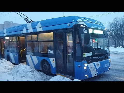 Видео: ТролЗа-5265.08 "Мегаполис" 1001 на 37 маршруте