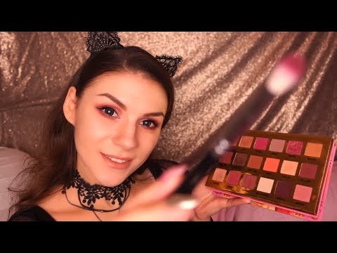 Видео: АСМР 🎀Сделаю Тебе Макияж и Надену Цветные Линзы (👀SuperGlazki) -  - Ролевая игра, Шепот