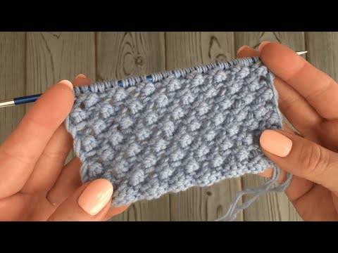 Видео: ШИКАРНЫЙ ПРОСТОЙ УЗОР  " МИЛОЕ БУКЛЕ".knittingpatterns.