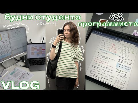 Видео: будни студента программиста // лекции, походы в музеи, хобби, кафе и тд // влог