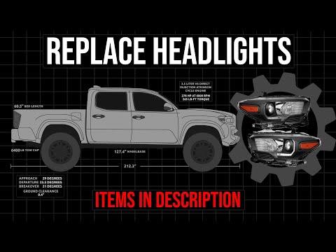 Видео: Как заменить фары Tacoma 3-го поколения