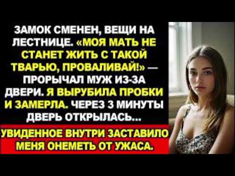 Видео: «МОЯ МАТЬ НЕ СТАНЕТ ЖИТЬ С ТАКОЙ ТВАРЬЮ!» — ПРОРЫЧАЛ МУЖ, ВЫШВЫРНУВ МЕНЯ ИЗ МОЕЙ ЖЕ КВАРТИРЫ