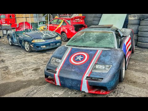 Видео: Восстановление разрушенного спорткара : Первый выезд