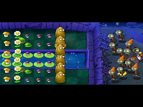 Видео: растения против зомби прохождение#15 выживание ночь