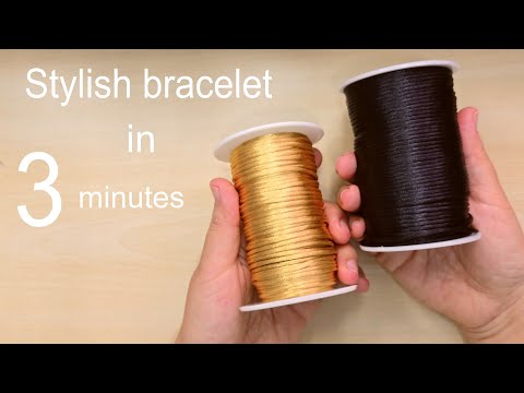 Видео: Сделайте самый продаваемый и очень простой браслет 💸 | Мастер-класс по плетению браслетов из макр...