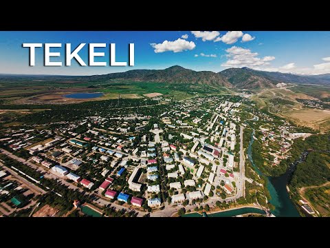 Видео: Город в объятьях гор Текели | Казахстан | Дрон-тур