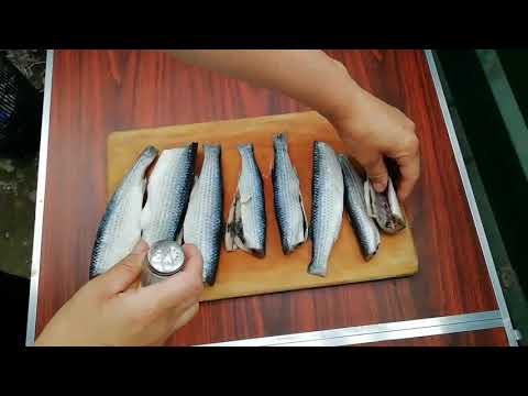 Видео: Кефаль на мангале очень вкусный рецепт