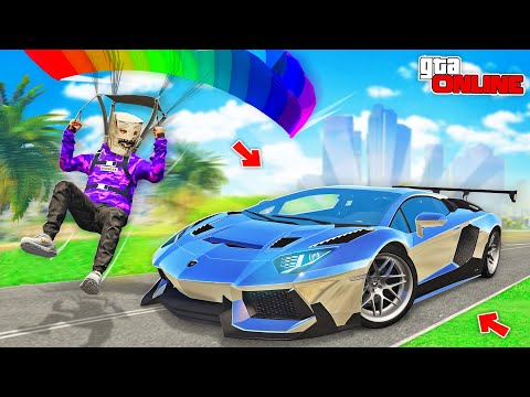 Видео: НАШЕЛ САМУЮ РЕДКУЮ ЛАМБУ НА ПАРАШЮТЕ! БИТВА ПАРАШЮТИСОВ В ГТА 5 ОНЛАЙН