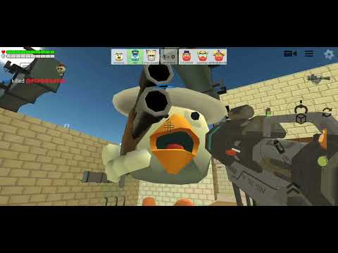 Видео: играем в chicken gun (1 часть)