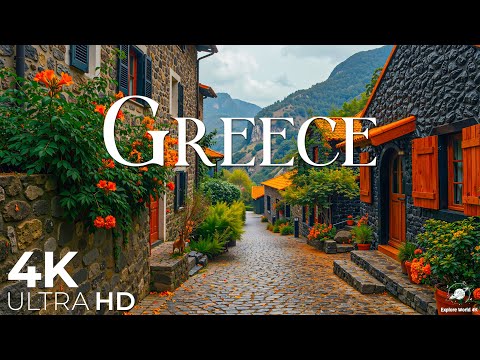 Видео: Греция в 4K — потрясающие пейзажи и древние руины для захватывающего дух путешествия