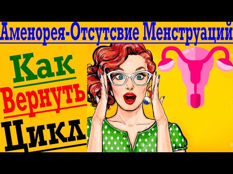 Видео: Аменорея - Отсутствует Менструация ! Как вернуть Женский Цикл, месячные !