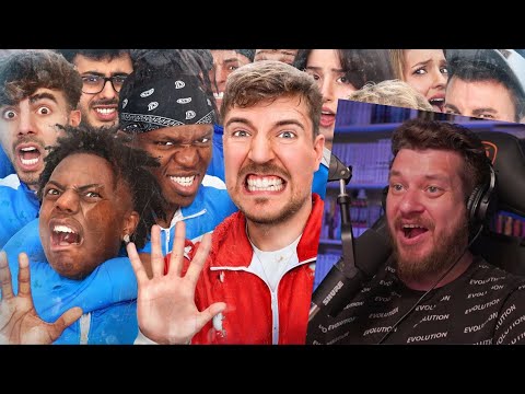 Видео: 50 Ютуберов Борются За $1,000,000 | РЕАКЦИЯ НА MrBeast