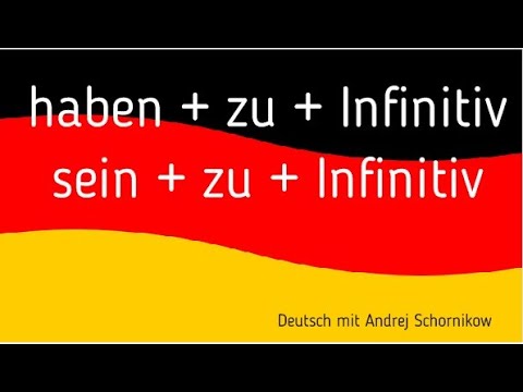 Видео: ✅️haben/sein+zu+Infinitiv / 🟢Репетитор немецкого языка🇩🇪