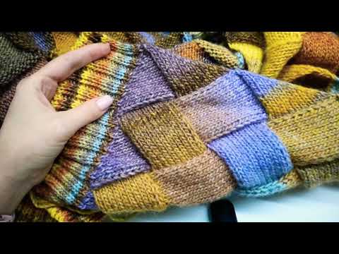 Видео: Кардиган энтрелак. Закрытие иглой резинки 2х2