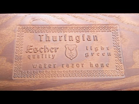 Видео: Точильный камень. Norton hard arkansas & Thuringian Escher quality razor hones