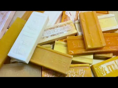 Видео: ASMR Soap cutting | Soap Carving|Резка мыла | ASMR