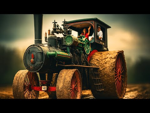 Видео: Паровой трактор Case 110 HP (1910)