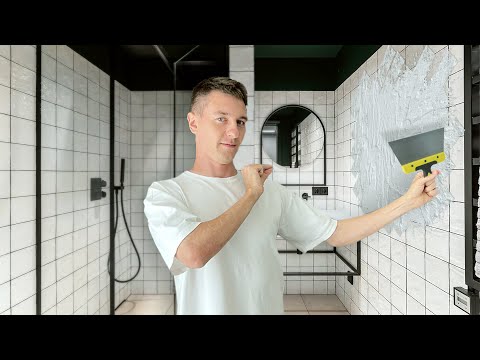 Видео: Дизайнеры в Дубае. Почему дизайнеры красят плитку штукатуркой.