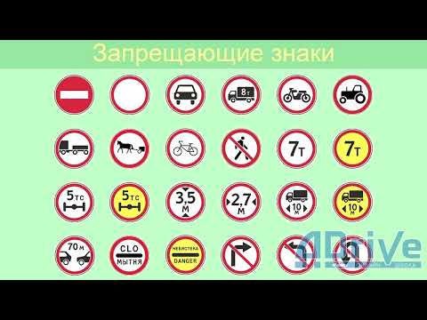 Видео: ПДД РБ 2023. Запрещающие знаки