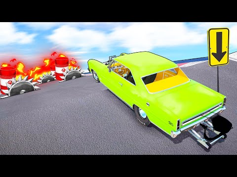 Видео: НОВЫЙ СПУСК БЕЗ ТОРМОЗОВ! СЛУЧАЙНЫЙ ВЫБОР! КТО ПРОЛЕТИТ ДАЛЬШЕ НА ЧИТ ТАЧКЕ! ГТА 5 МОДЫ!