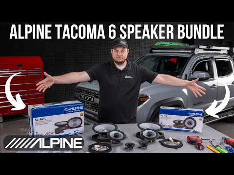 Видео: Установка комплекта обновления Alpine 6 динамиков Plug & Play | Toyota Tacoma 2016–2023