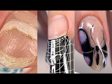 Видео: Двухэтапное наращивание ногтей подробно💅Быстрый дизайн ногтей😍Маникюр на клиенте