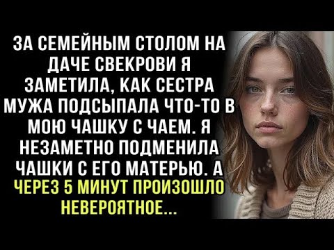 Видео: СЕСТРА МУЖА ЧТО ТО ПОДСЫПАЛА В МОЙ ЧАЙ  Я ПОМЕНЯЛА ЧАШКИ СО СВЕКРОВЬЮ  А ЧЕРЕЗ 5 МИНУТ СЛУЧИЛОС