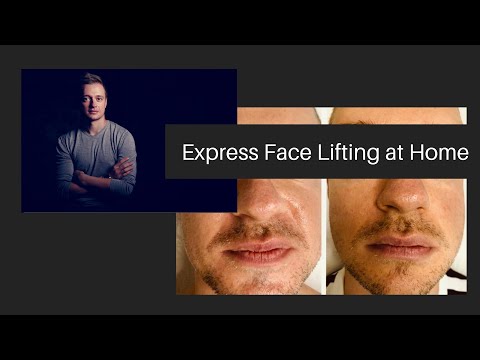 Видео: Express face lifting 🤩 Gesichtsmassage 💆‍♂️ подтягивающий массаж лица 🔥
