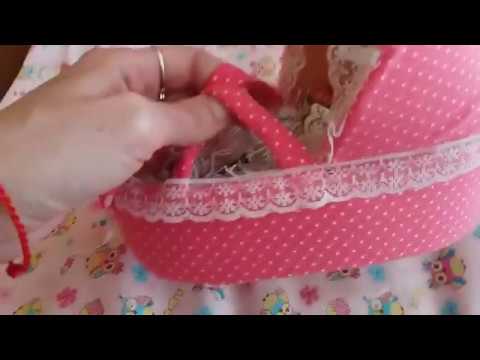 Видео: Как  сделать кроватку переноску для мини реборна