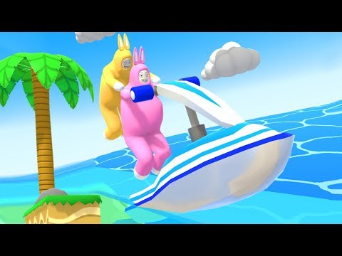 Видео: СУПЕР КРОЛИКИ - ВОДНОМОТОЦОЛИКИ ► Super Bunny man |12| Прохождение