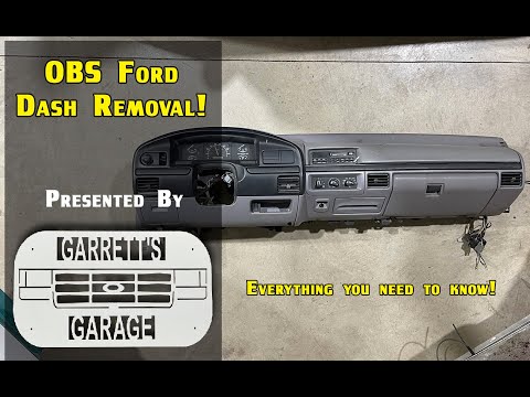 Видео: Снятие приборной панели с вашего Ford OBS 92-96/7 годов выпуска