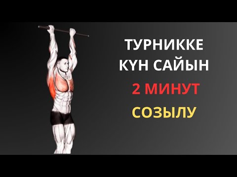 Видео: Күнде турникке созылып тұрсаңыз, ағзаңызда не өзгереді? #денсаулык #турник #пайдалыақпарат