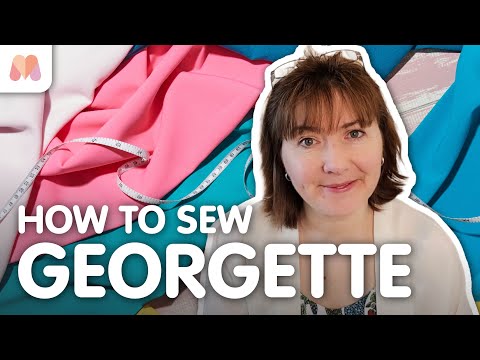 Видео: Мастер-класс по тканям | Жоржет | Как шить