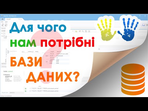 Видео: 2. Для чого потрібні бази даних