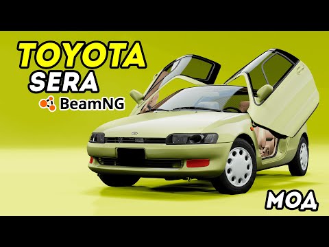 Видео: Мод добавляет Toyota Sera в BeamNG Drive