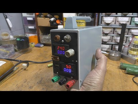 Видео: Маленький блок питания на два напряжения 5V , 1.3-24V.