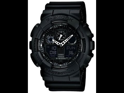 Видео: Настройка Casio G-shock GA-100-1A1 [5081]