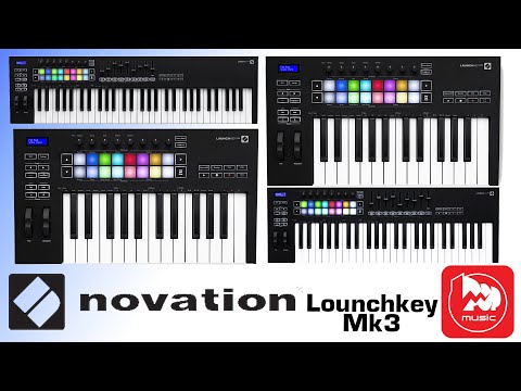 Видео: Novation Launchkey MK3 - миди-клавиатура на 25, 37, 49 и 61 клавишу