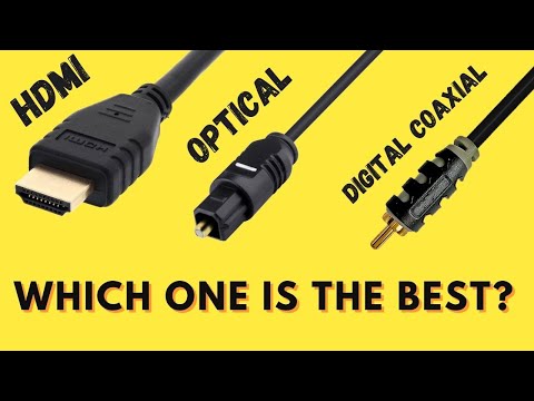 Видео: Цифровые коаксиальные, оптические аудиокабели или HDMI — какой из них лучше по качеству звука?