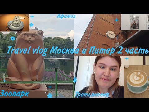 Видео: Travel vlog Москва и Питер 2 часть♡Зоопарк, Афимол, Третьяковка♡