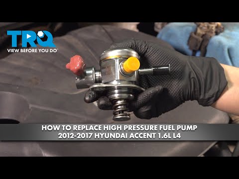 Видео: Как заменить топливный насос высокого давления на Hyundai Accent 1.6L L4 2012-2017