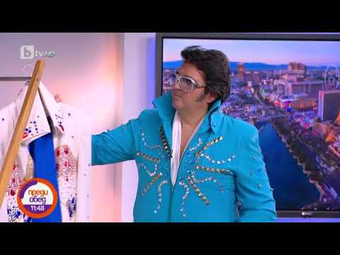 Видео: Преди обед: Цецо Елвиса представя сценичните костюми, с които влиза в ролята на краля на рока