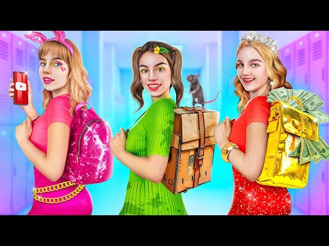 Видео: Бедная Vs Богатая Vs Гига Богатая Студенткa!