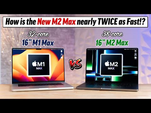 Видео: M1 Max против M2 Max 16" MacBook Pro: Apple не шутила... 🤯