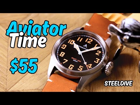 Видео: Обзор STEELFLIER SF740 - Может ли STEELDIVE - STEELFLIER производить БЮДЖЕТНЫЕ часы для пилотов?