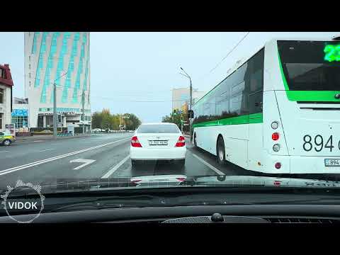 Видео: Правый Берег и немного ЛЕВЫЙ. город АСТАНА КАЗАХСТАН СЕГОДНЯ  2025. (с машины)