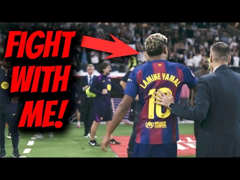 Видео: КАМЕРЫ ПРОПУСТИЛИ этот момент Ламина Ямала во время боя «Эль Класико» 🔥