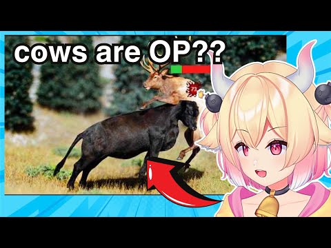 Видео: Коровы ОП? | Реакция Rosiebellmoo TierZoo