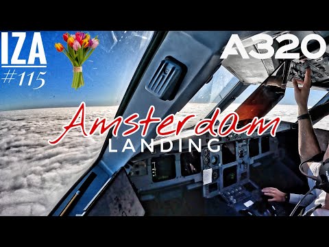 Видео: A319 AMS 🇳🇱 Амстердам | ВЗЛЕТ 18C | Вид из кабины 4K | Связь с диспетчером и экипажем