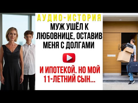 Видео: Муж ушёл к любовнице, оставив меня с долгами и ипотекой. Но мой 11-летний сын